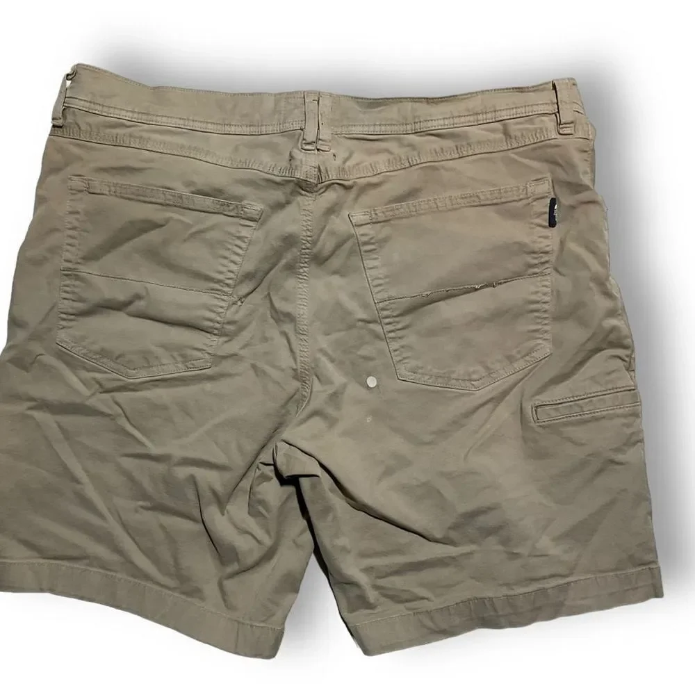 🧗‍♂️ The North Face Men’s Gray Chino Shorts Sz 36 🌫️‎ Rugged Comfort